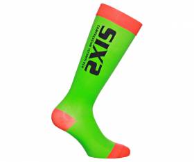 SIX2 Recovery socks GREEN/RED